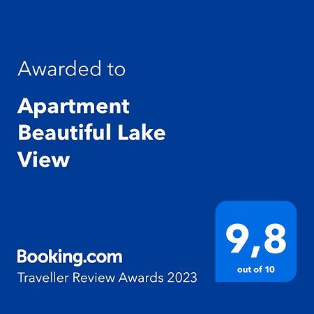 Apartment Beautiful Lake View Bled Exteriör bild